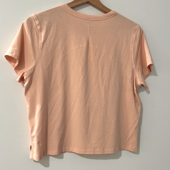 Lululemon Classic-Fit Cotton-Blend T-Shirt 4/6 Light Peach - Picture 4 of 8